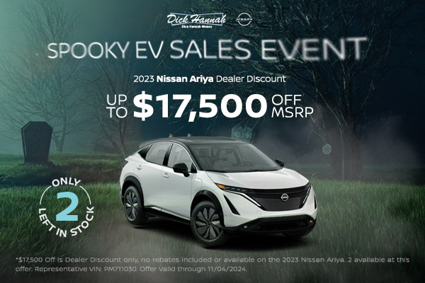 2023 Nissan Ariya  Dealer Discount -  Up to $17,500 off MSRP! 